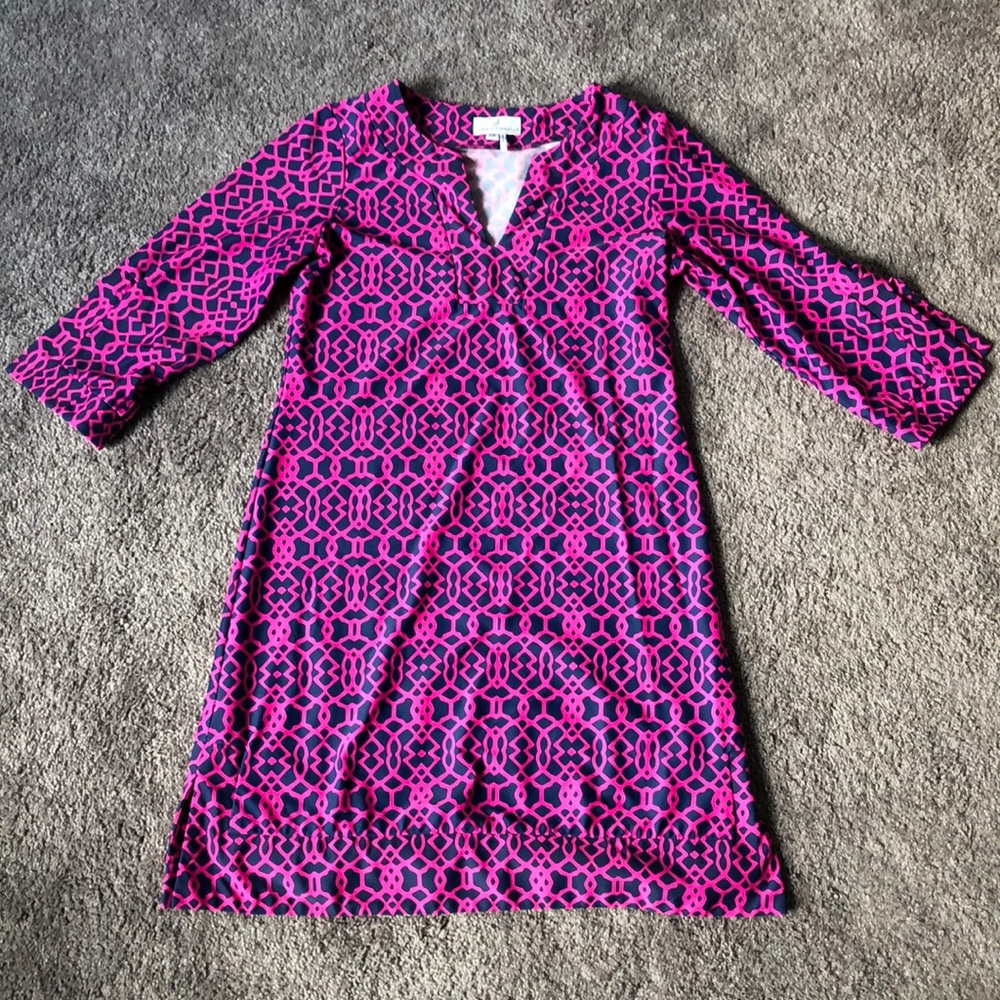 Jude Connally Printed Shift Dress